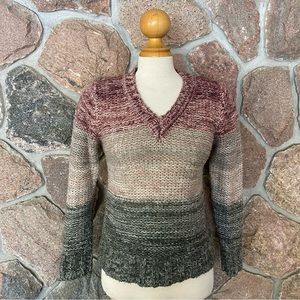 Vintage 1980s Ombré knit sweater